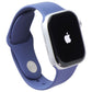 Apple Watch Series 10 (GPS ONLY, 42mm) - Silver AL/Denim Sp Band S/M - A2997 Smart Watches Apple - Simple Cell Bulk Wholesale Pricing - USA Seller
