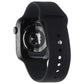 Apple Watch Series 7 (A2477) (GPS+LTE) 45mm Space Blk Titanium/Black Sport Band Smart Watches Apple    - Simple Cell Bulk Wholesale Pricing - USA Seller