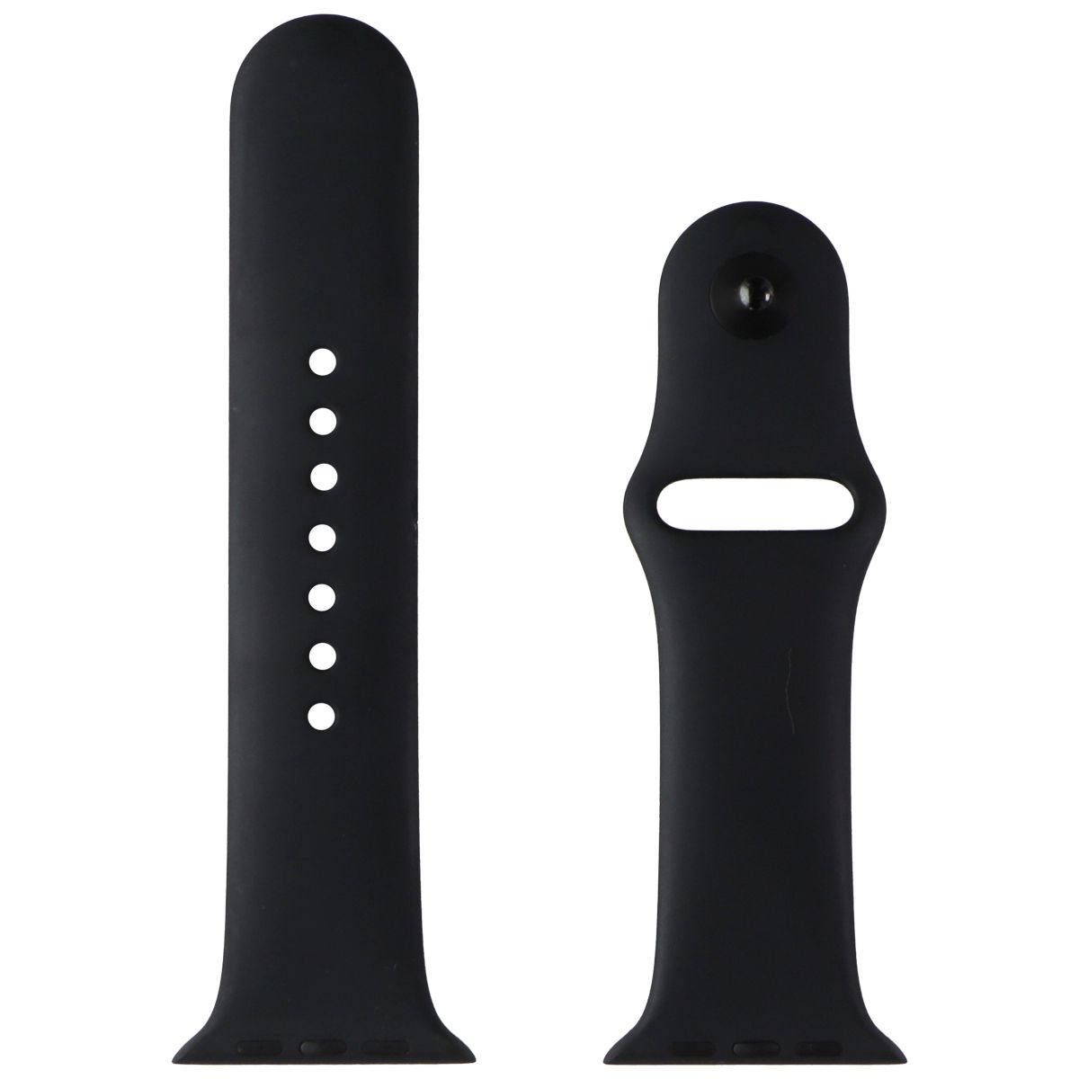 Apple Official Sport Band for Apple Watches Series 1-11 (42mm) - Black (S/M) Smart Watch Accessories - Watch Bands Apple - Simple Cell Bulk Wholesale Pricing - USA Seller