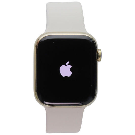 Apple Watch Series 9 (GPS + LTE) A2984 45mm Gold SS / Starlight Sport Band (S/M)