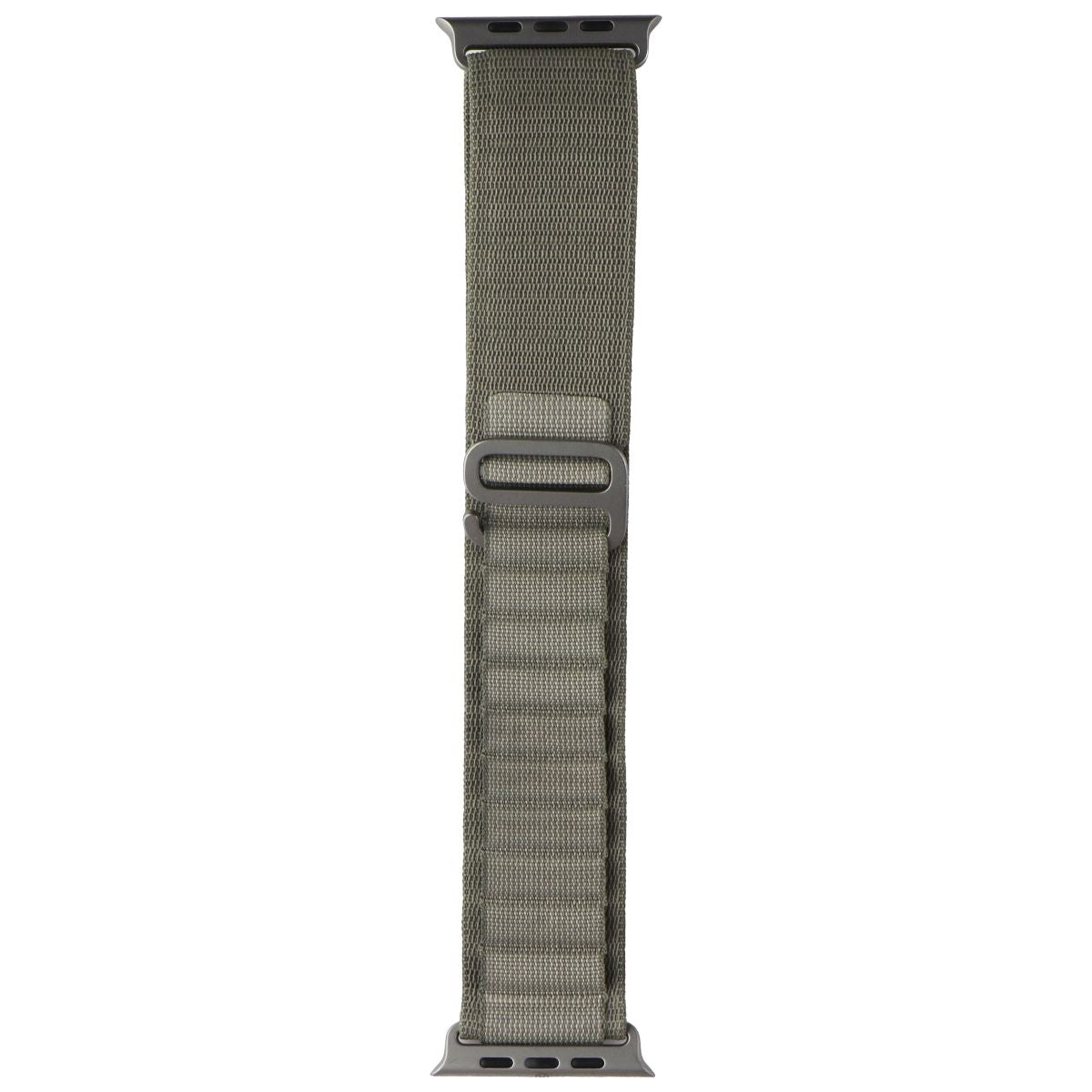 Apple Official Watch Band - Alpine Loop (49mm, M) - Dark Olive/Natural Titanium Smart Watch Accessories - Watch Bands Apple - Simple Cell Bulk Wholesale Pricing - USA Seller