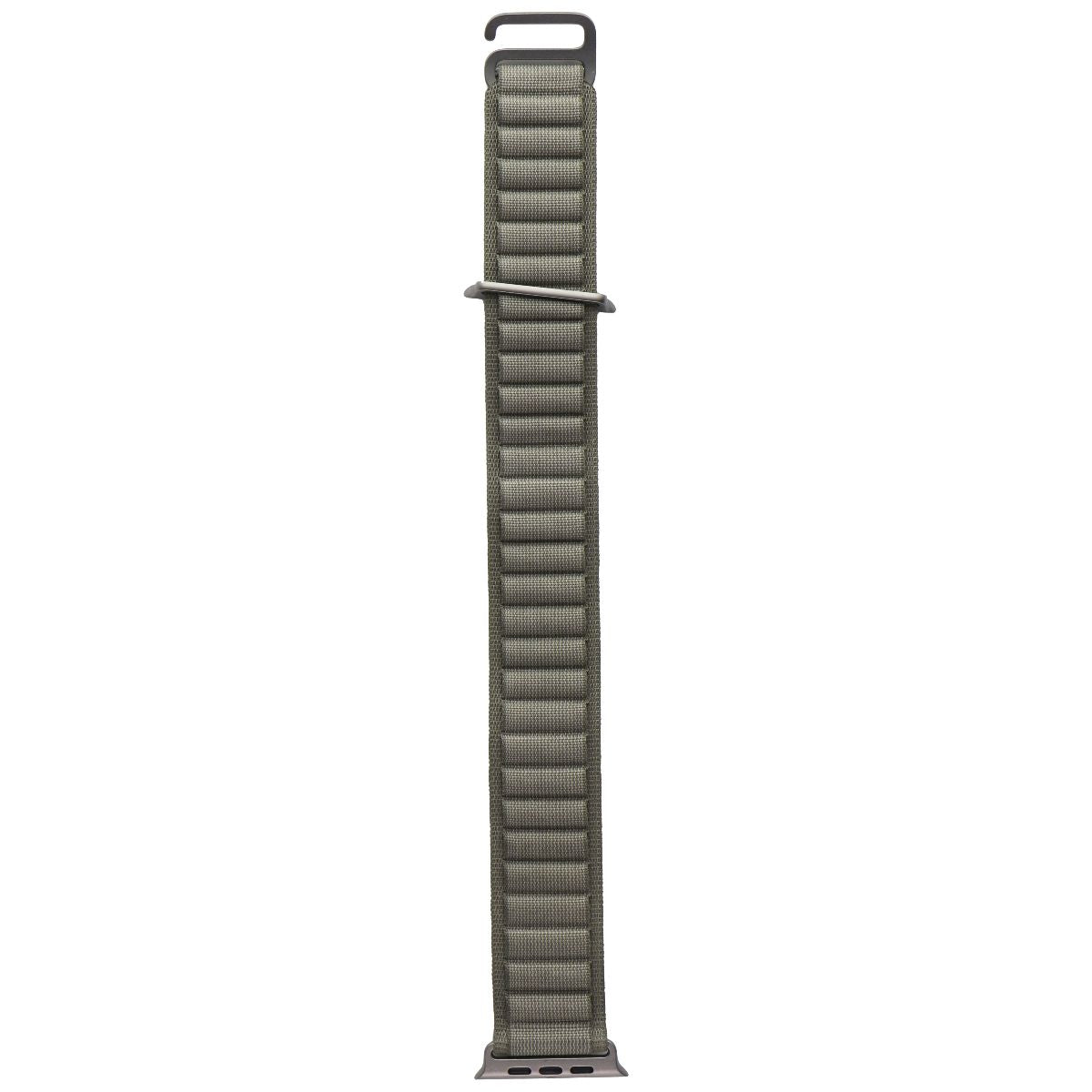 Apple Official Watch Band - Alpine Loop (49mm, M) - Dark Olive/Natural Titanium Smart Watch Accessories - Watch Bands Apple - Simple Cell Bulk Wholesale Pricing - USA Seller