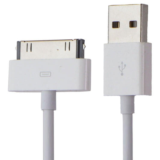 Apple (3.3-Ft) 30-Pin to USB Charge & Sync Cable for Older Gen iPod/iPad/iPhone Cell Phone - Cables & Adapters Apple    - Simple Cell Bulk Wholesale Pricing - USA Seller