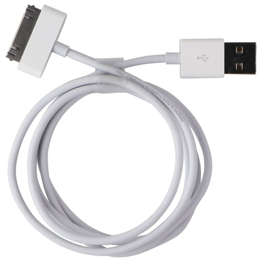 Apple (3.3-Ft) 30-Pin to USB Charge & Sync Cable for Older Gen iPod/iPad/iPhone Cell Phone - Cables & Adapters Apple    - Simple Cell Bulk Wholesale Pricing - USA Seller