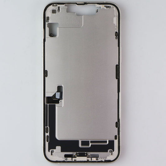Repair Part OEM Pull Mid Frame Housing w/Small Parts (iPhone 14 Plus Starlight) Cell Phone - Replacement Parts & Tools Apple - Simple Cell Bulk Wholesale Pricing - USA Seller