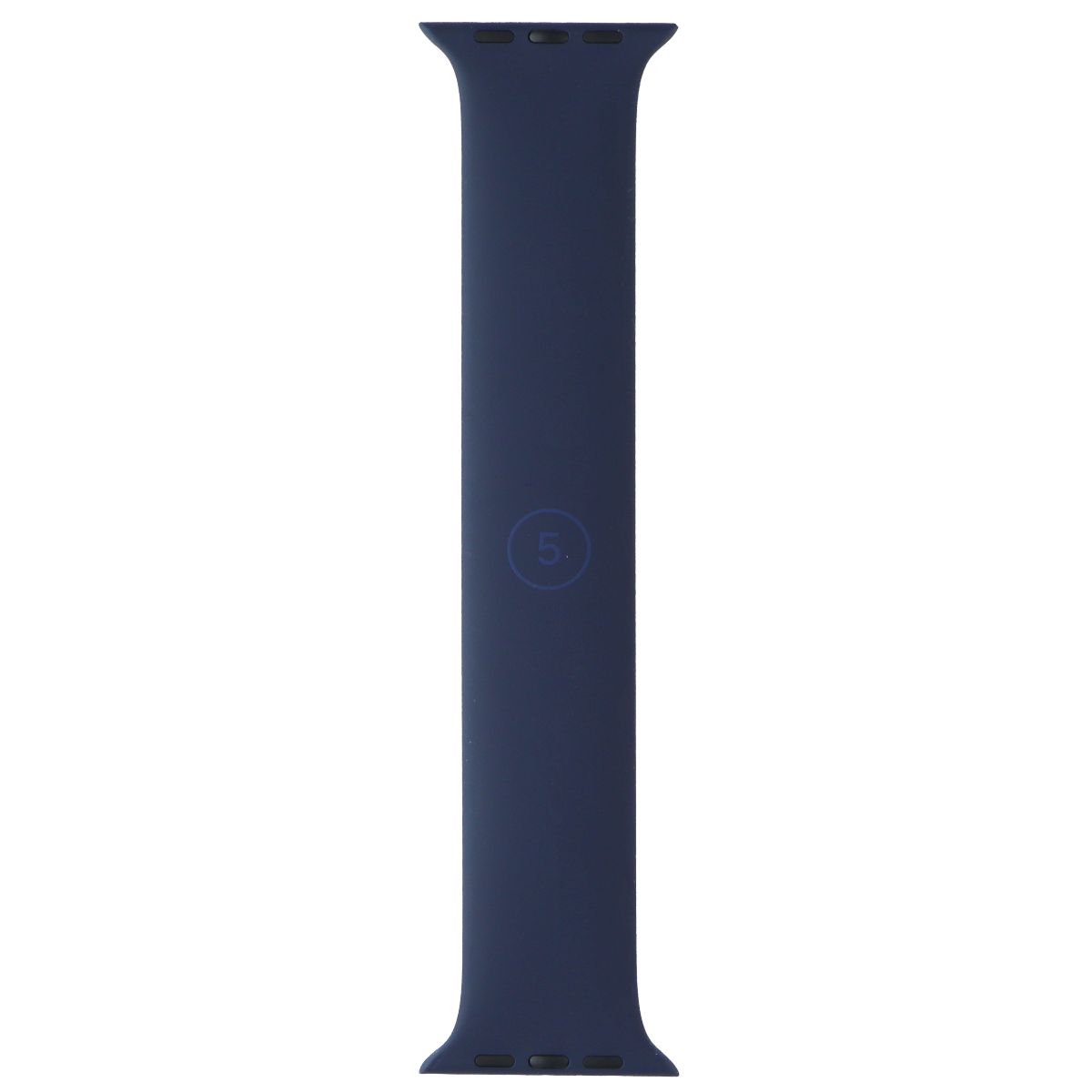 DEMO Apple 45mm Solo Loop for Apple Watch 49/46/45/44mm - Abyss Blue / Size 5 Smart Watch Accessories - Watch Bands Apple - Simple Cell Bulk Wholesale Pricing - USA Seller