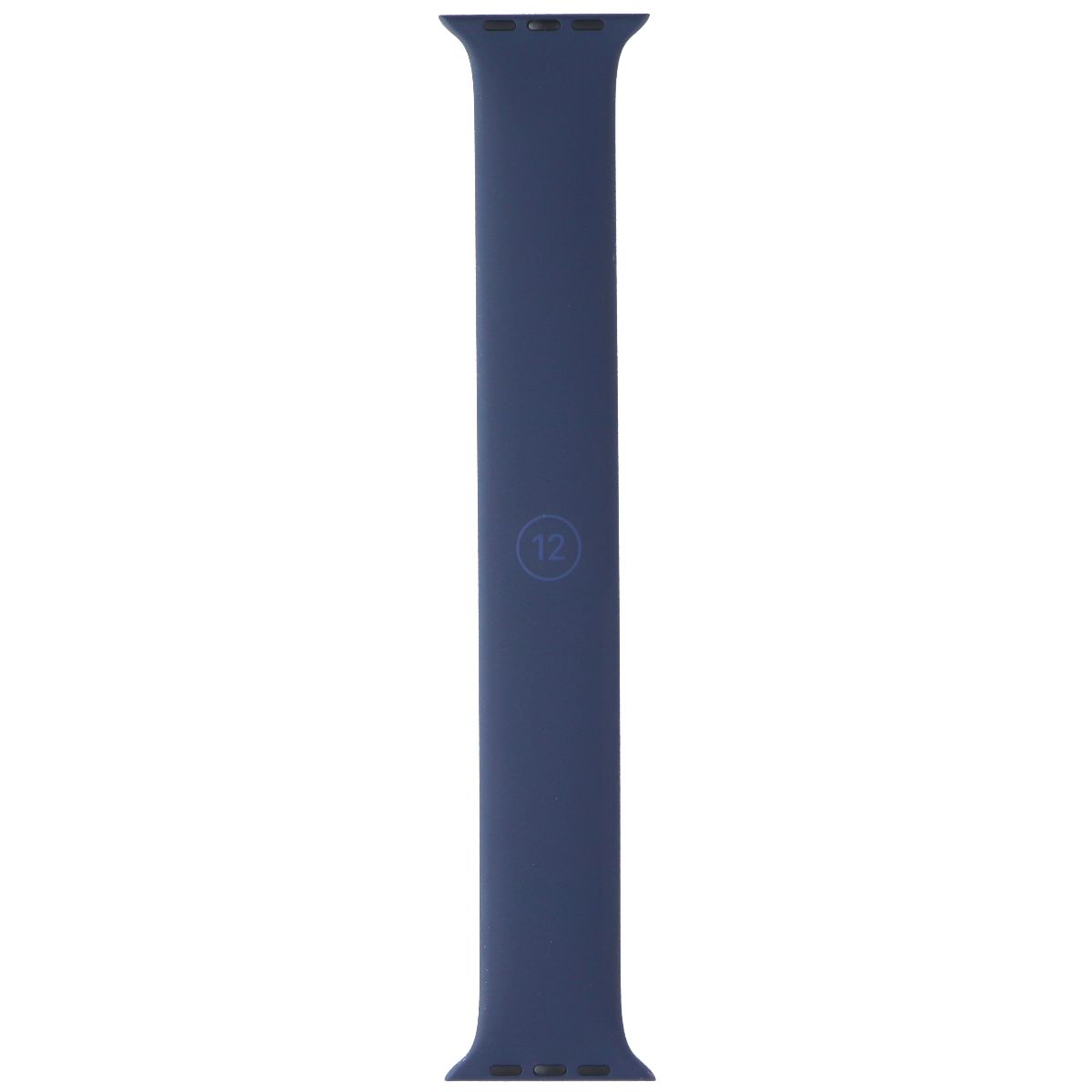DEMO Apple 45mm Solo Loop for Apple Watch 49/46/45/44mm - Abyss Blue / Size 12 Smart Watch Accessories - Watch Bands Apple - Simple Cell Bulk Wholesale Pricing - USA Seller
