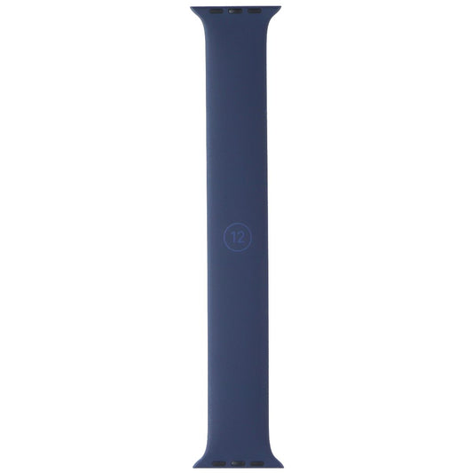 DEMO Apple 45mm Solo Loop for Apple Watch 49/46/45/44mm - Abyss Blue / Size 12 Smart Watch Accessories - Watch Bands Apple - Simple Cell Bulk Wholesale Pricing - USA Seller
