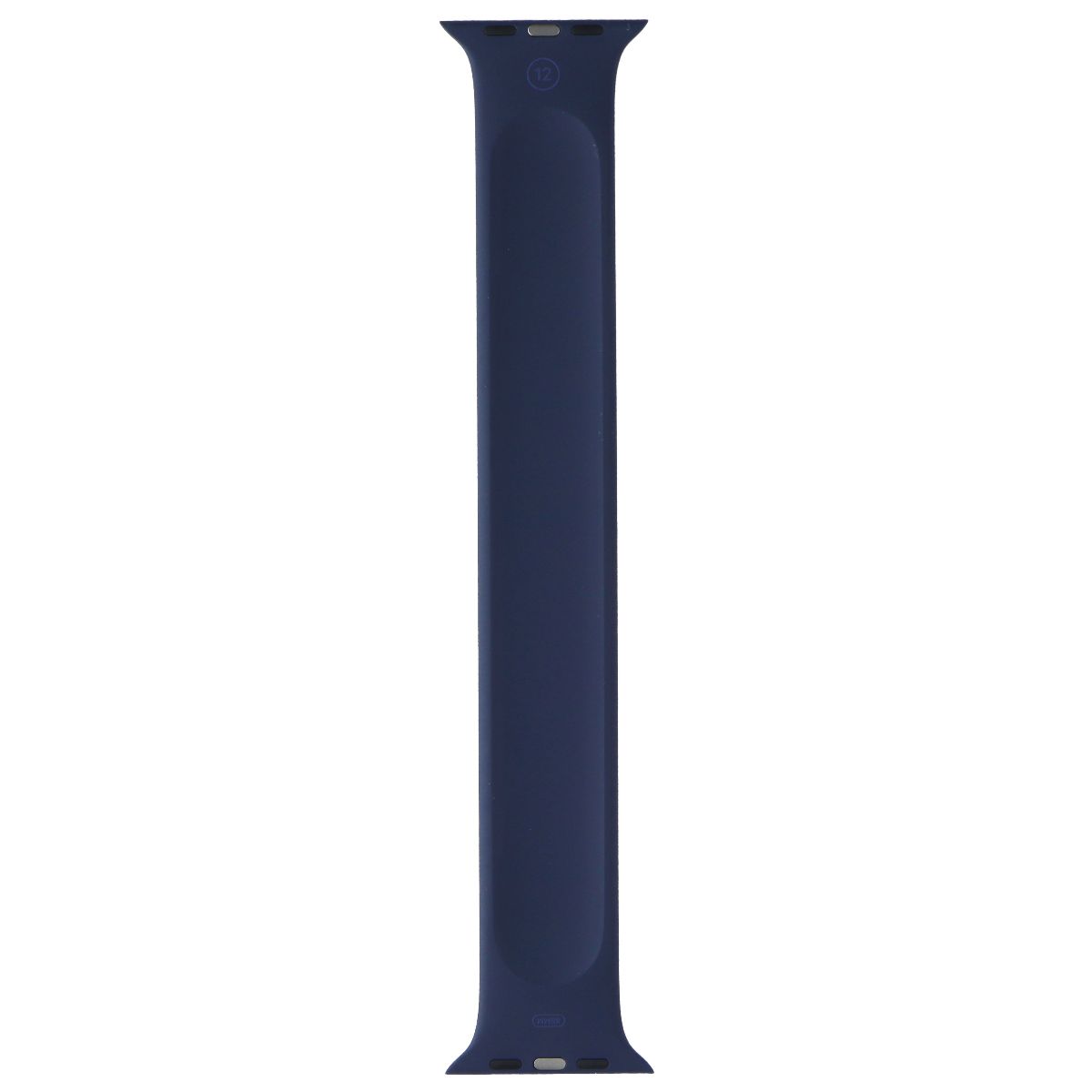DEMO Apple 45mm Solo Loop for Apple Watch 49/46/45/44mm - Abyss Blue / Size 12 Smart Watch Accessories - Watch Bands Apple - Simple Cell Bulk Wholesale Pricing - USA Seller
