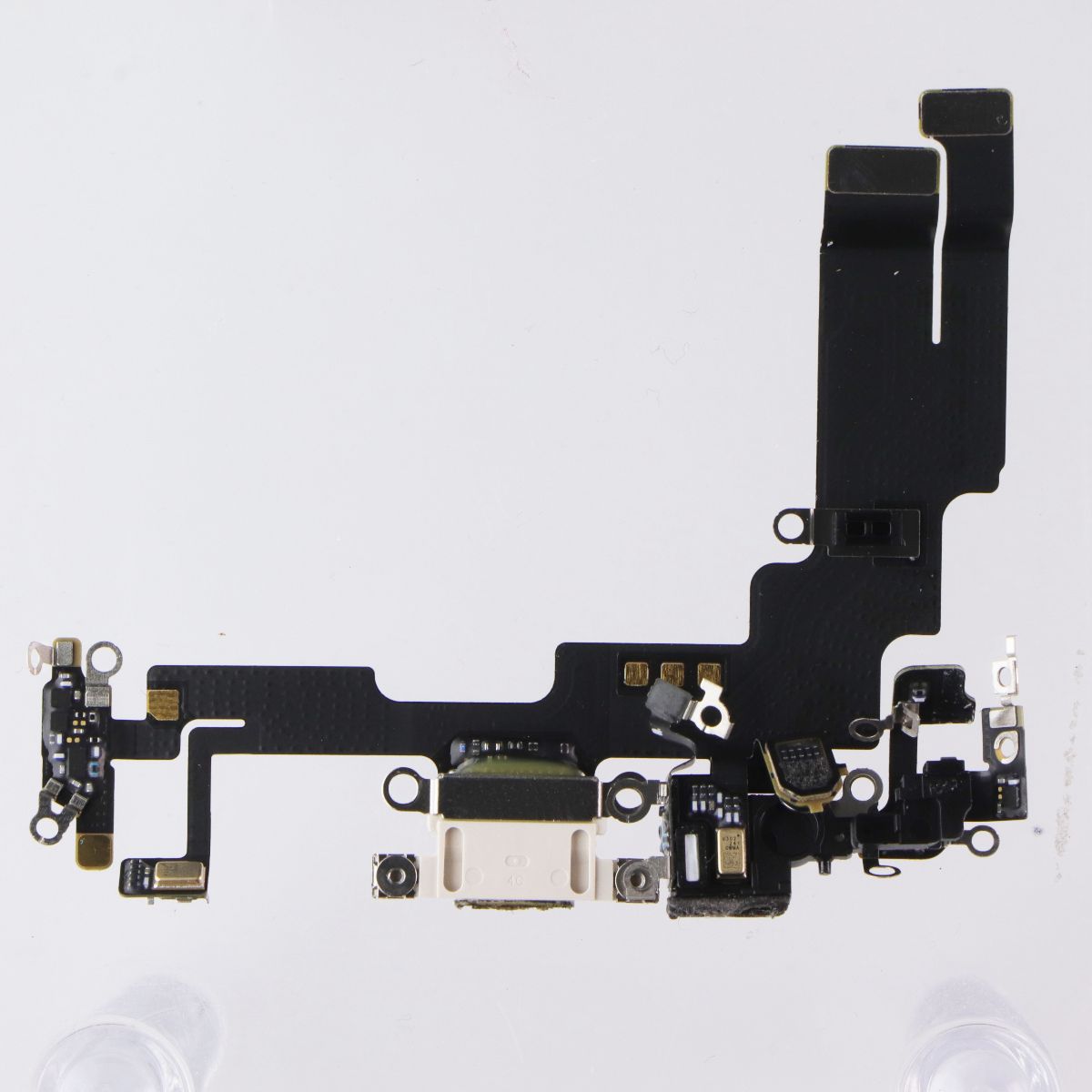 Repair Part - OEM Pull Replacement Charge Port for Apple iPhone 14 - Starlight Cell Phone - Replacement Parts & Tools Apple - Simple Cell Bulk Wholesale Pricing - USA Seller