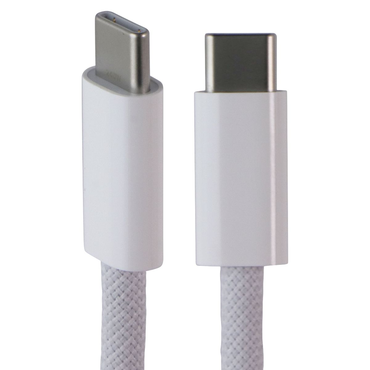 Apple Official Braided 240W (2-Meter) USB-C to USB-C Cable - White (A2794) Cell Phone - Cables & Adapters Apple - Simple Cell Bulk Wholesale Pricing - USA Seller