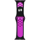 Silicone Sport Band for Apple Watch (38/40/41mm) Cases - Black/Purple Smart Watch Accessories - Watch Bands Apple - Simple Cell Bulk Wholesale Pricing - USA Seller