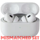 Apple AirPods Pro 2nd Gen Wireless Earbuds w/ Lightning 8-Pin Case/Mismatched Portable Audio - Headphones Apple    - Simple Cell Bulk Wholesale Pricing - USA Seller