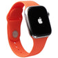 Apple Watch HERMES Series 7 (GPS + LTE) A2477 45mm Silver SS / Orange Sport Band Smart Watches Apple - Simple Cell Bulk Wholesale Pricing - USA Seller