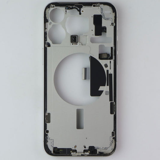 Repair Part - Genuine Housing Frame OEM Pull from iPhone 15 Pro Max - White Cell Phone - Replacement Parts & Tools Apple - Simple Cell Bulk Wholesale Pricing - USA Seller