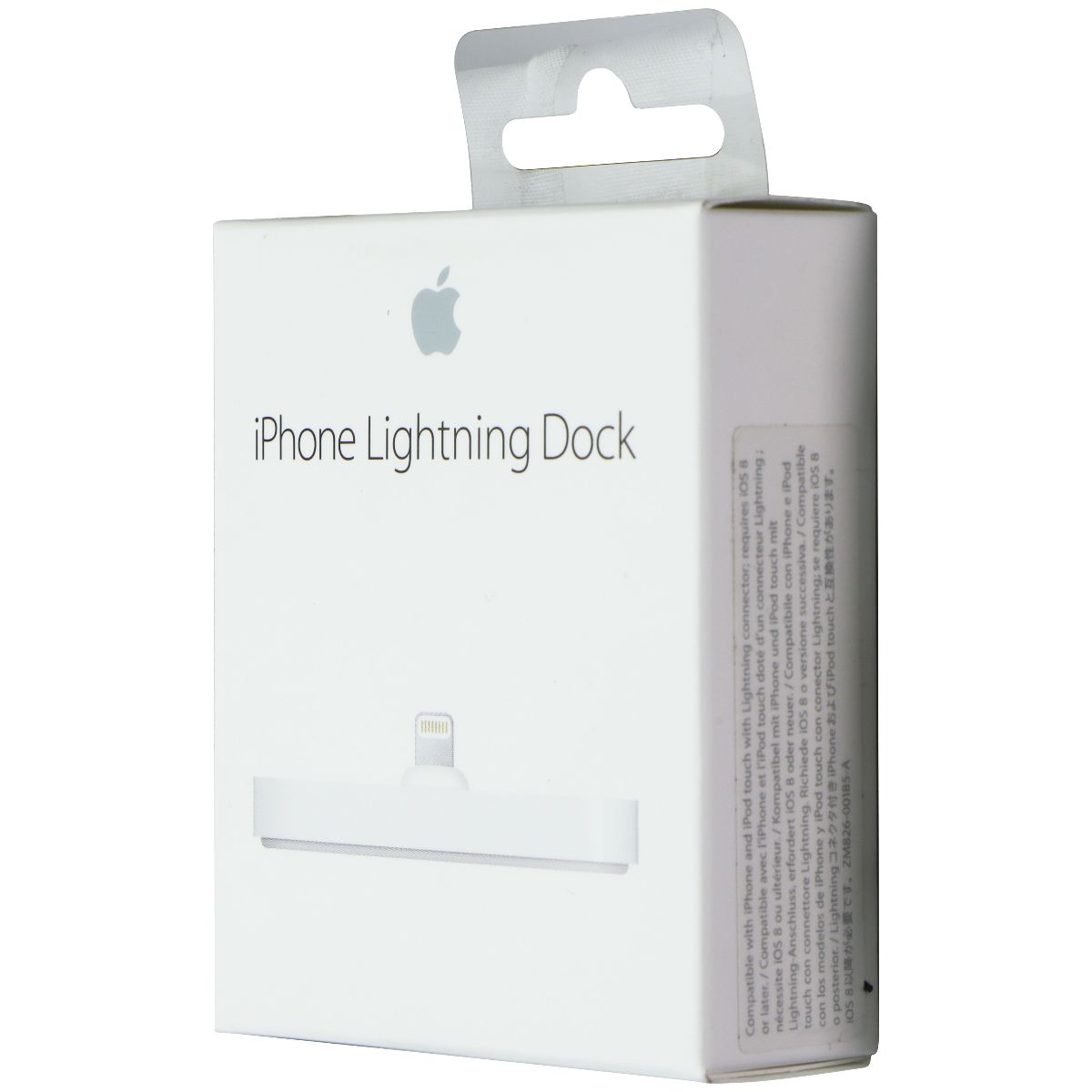 Apple iPhone 8-Pin Lightning Dock Charger for Smartphones/Tablets - White Cell Phone - Chargers & Cradles Apple - Simple Cell Bulk Wholesale Pricing - USA Seller