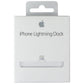 Apple iPhone 8-Pin Lightning Dock Charger for Smartphones/Tablets - White Cell Phone - Chargers & Cradles Apple - Simple Cell Bulk Wholesale Pricing - USA Seller