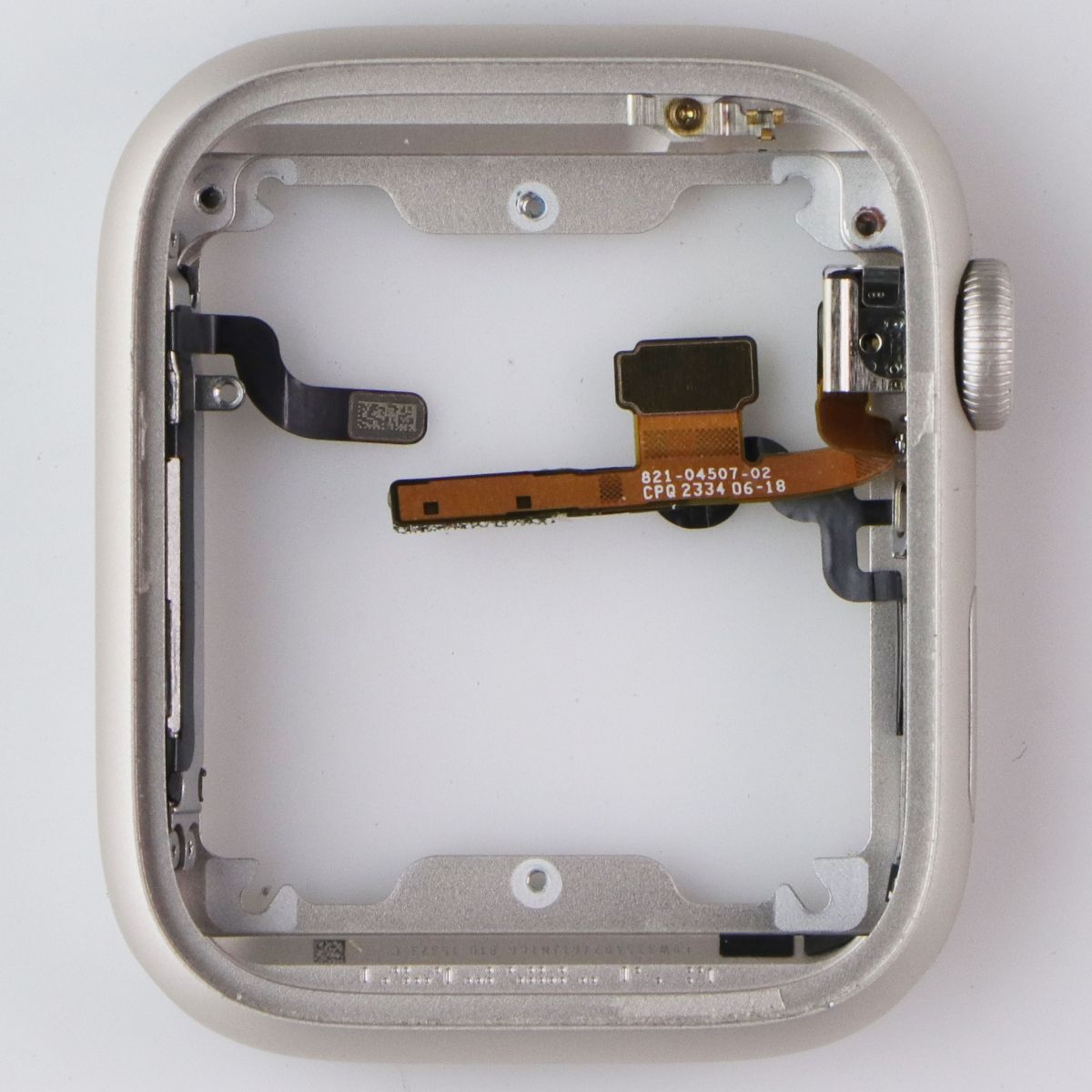 Repair Part - OEM Pull Frame + Small Parts for Apple Watch 9 (45mm) - Starlight Smart Watch Accessories - Other Smart Watch Accessories Apple - Simple Cell Bulk Wholesale Pricing - USA Seller
