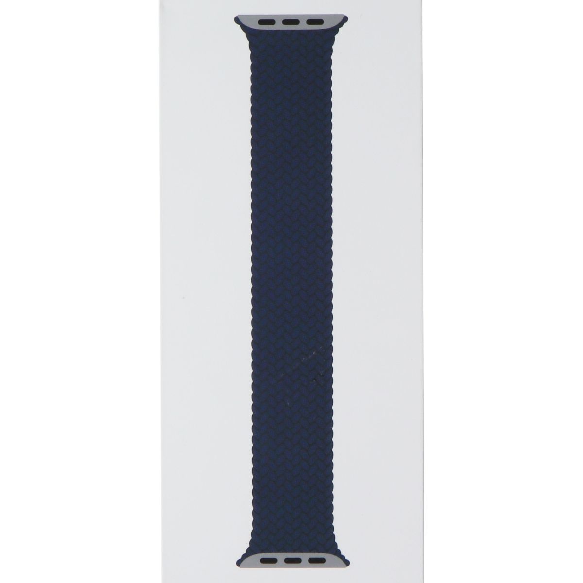 Apple 45mm Braided Solo Loop for Apple Watch 49/46/45/44mm - Abyss Blue/Size 6 Smart Watch Accessories - Watch Bands Apple - Simple Cell Bulk Wholesale Pricing - USA Seller