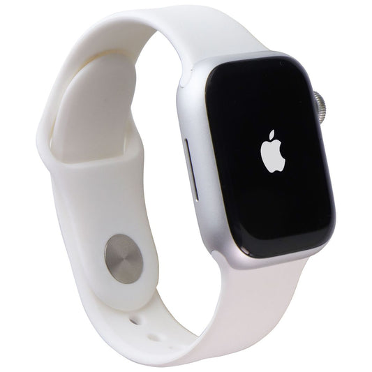 Apple Watch Series 8 (41mm) (A2772) GPS + LTE Silver AL/White Sport Band  S/M