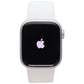 Apple Watch Series 8 (41mm) (A2772) GPS + LTE Silver AL/White Sport Band S/M Smart Watches Apple - Simple Cell Bulk Wholesale Pricing - USA Seller