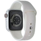 Apple Watch Series 8 (41mm) (A2772) GPS + LTE Silver AL/White Sport Band S/M Smart Watches Apple - Simple Cell Bulk Wholesale Pricing - USA Seller