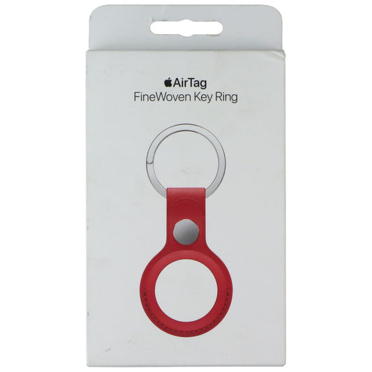 Apple AirTag FineWoven Key Ring - Coral (MT2M3ZM/A) Cell Phone - Mounts & Holders Apple - Simple Cell Bulk Wholesale Pricing - USA Seller