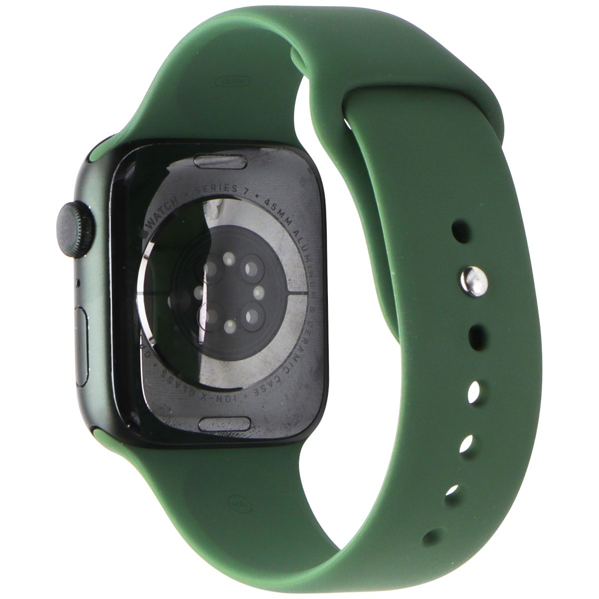 Apple Watch Series 7 (GPS Only) A2474 - 45mm Green Aluminum / Green Sp Band Smart Watches Apple - Simple Cell Bulk Wholesale Pricing - USA Seller