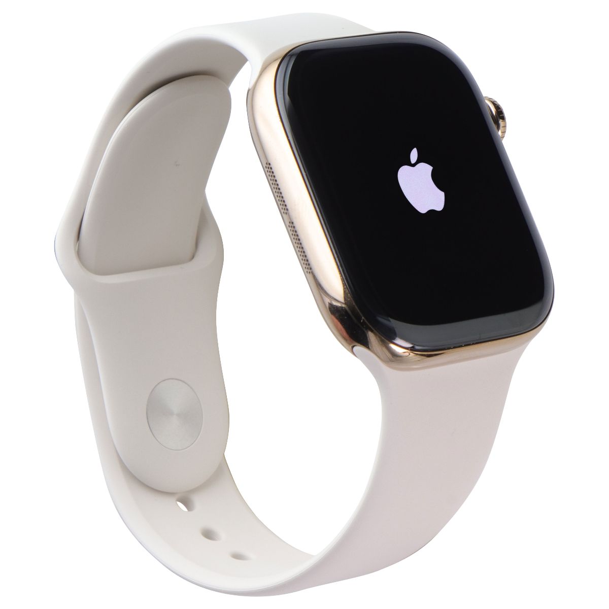 Apple Watch Series 10 (GPS + LTE, 46mm) - Gold Ti/Starlight Sp Band M/L - A3003 Smart Watches Apple - Simple Cell Bulk Wholesale Pricing - USA Seller