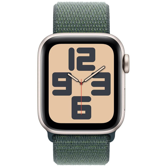 Apple Watch SE (2nd Gen) A2726 (GPS + LTE) 40mm - Starlight AL/Green Sport Loop Smart Watches Apple - Simple Cell Bulk Wholesale Pricing - USA Seller