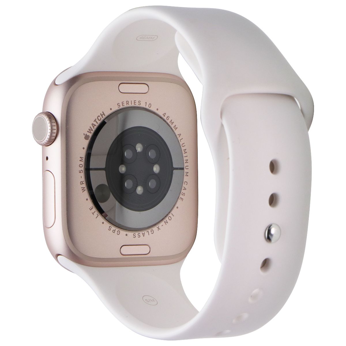 Apple Watch Series 10 (GPS + LTE, 46mm) - Rose Gold AL/Blush Sp Band S/M - A3003 Smart Watches Apple - Simple Cell Bulk Wholesale Pricing - USA Seller