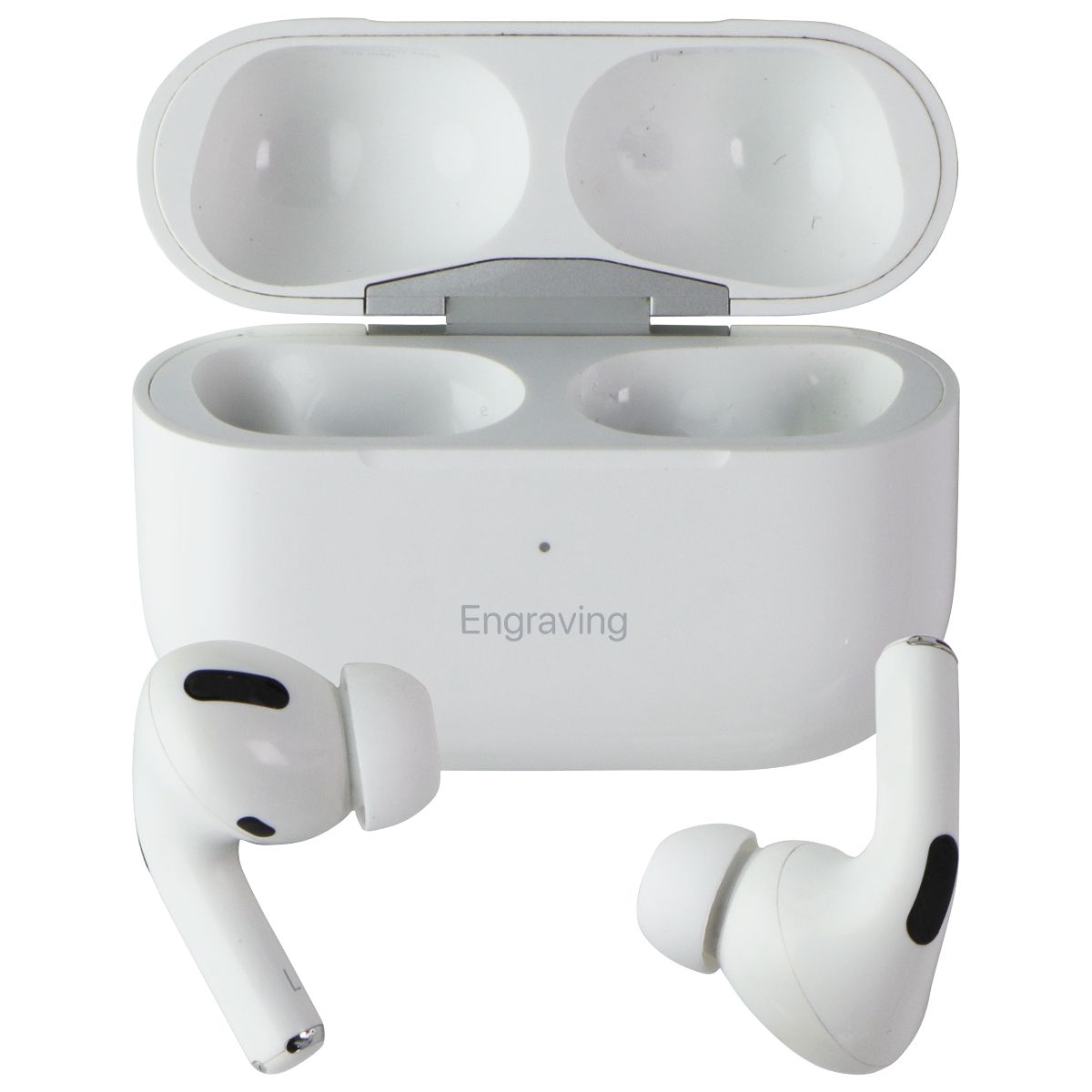 Apple AirPods Pro (1st Gen) A2190 with MagSafe Charging Case - White/Engraving* Portable Audio - Headphones Apple - Simple Cell Bulk Wholesale Pricing - USA Seller
