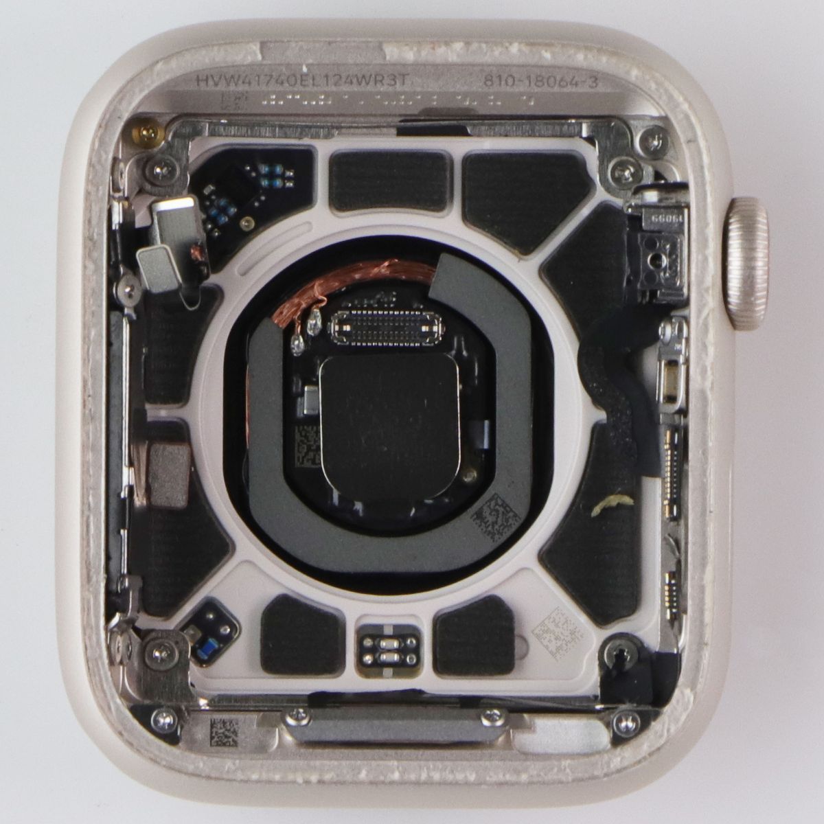 Repair Part OEM Apple Watch SE 2 (44mm) LTE A2727 Frame w/Backglass - Starlight Cell Phone - Replacement Parts & Tools Apple - Simple Cell Bulk Wholesale Pricing - USA Seller