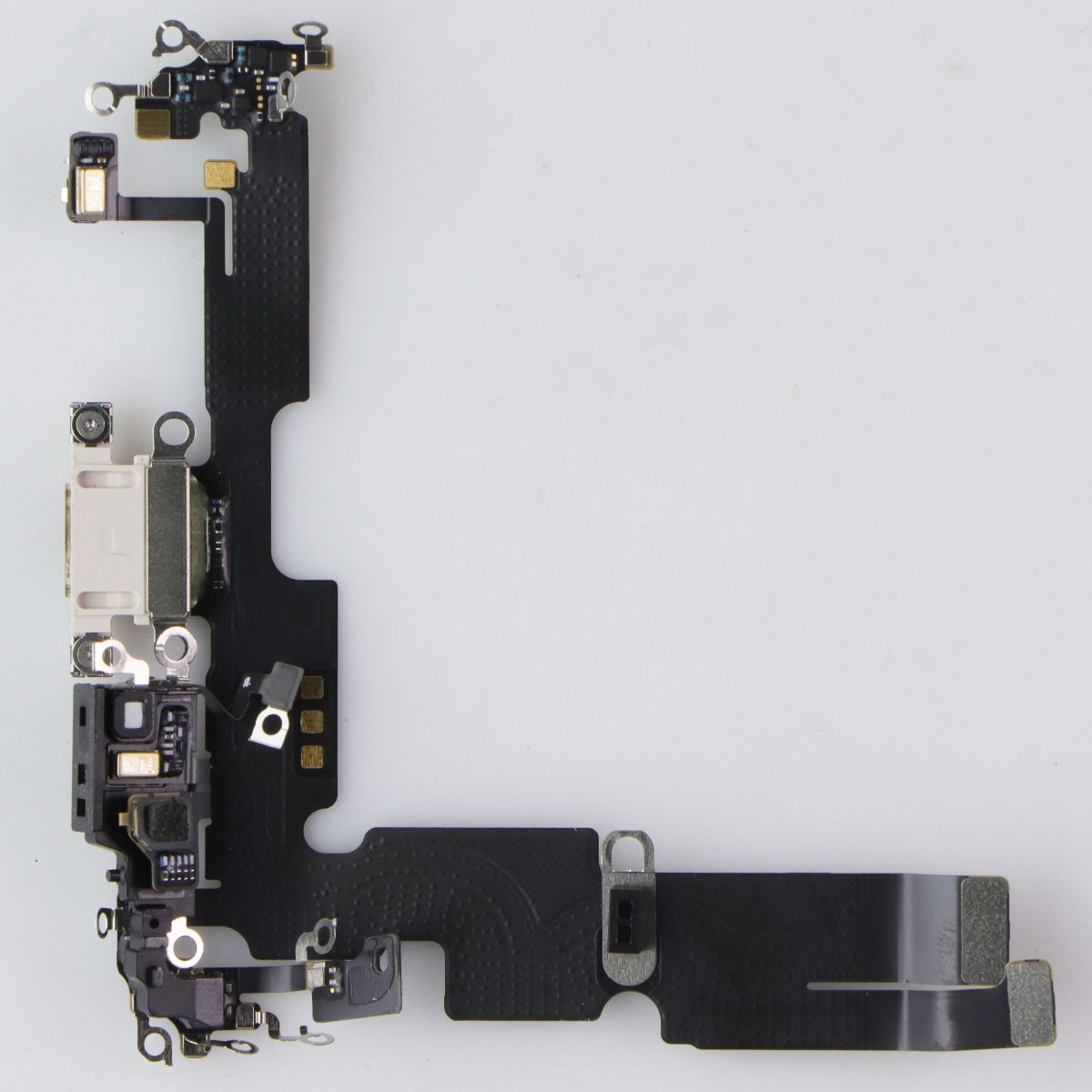 Repair Part - OEM Pull Charge Port Flex for Apple iPhone 14 Plus - Starlight Cell Phone - Replacement Parts & Tools Apple - Simple Cell Bulk Wholesale Pricing - USA Seller