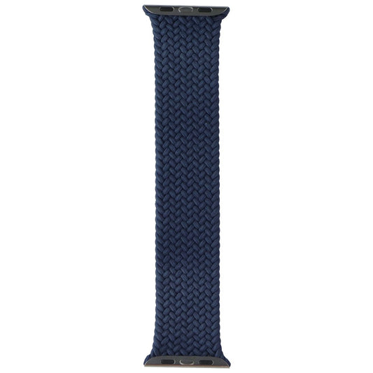 Apple 45mm Braided Solo Loop for Apple Watch 49/46/45/44mm - Abyss Blue/Size 4 Smart Watch Accessories - Watch Bands Apple - Simple Cell Bulk Wholesale Pricing - USA Seller