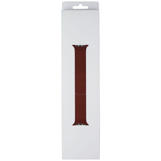 Apple Watch Band - Leather Link (41mm) - Umber - S/M Smart Watch Accessories - Watch Bands Apple    - Simple Cell Bulk Wholesale Pricing - USA Seller