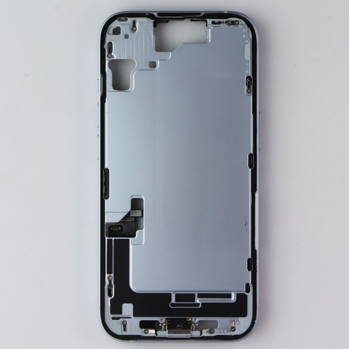 Repair Part - OEM Pull Housing Frame with Small Parts for Apple iPhone 15 - Blue Cell Phone - Replacement Parts & Tools Apple - Simple Cell Bulk Wholesale Pricing - USA Seller