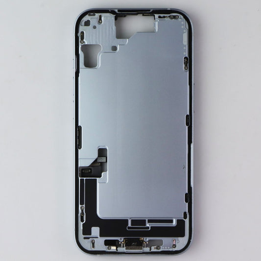 Repair Part - OEM Pull Housing Frame with Small Parts for Apple iPhone 15 - Blue Cell Phone - Replacement Parts & Tools Apple - Simple Cell Bulk Wholesale Pricing - USA Seller