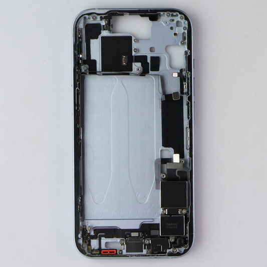 Repair Part - OEM Pull Housing Frame with Small Parts for Apple iPhone 15 - Blue