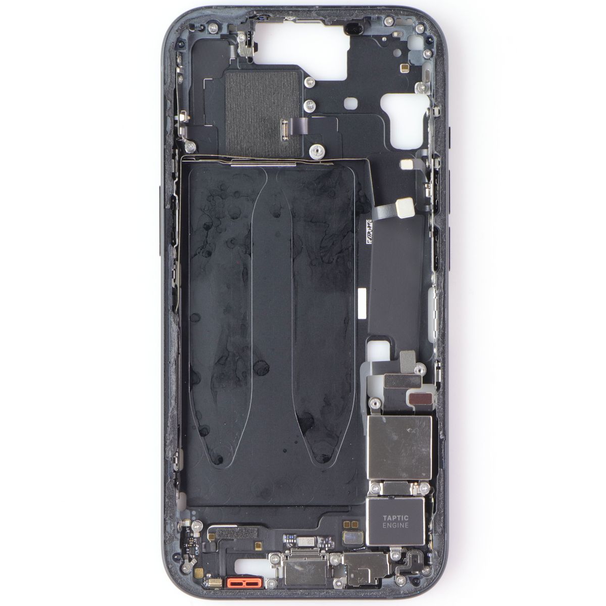 Repair Part - Genuine Housing Frame OEM Pull from Apple iPhone 15 - Black Cell Phone - Replacement Parts & Tools Apple - Simple Cell Bulk Wholesale Pricing - USA Seller