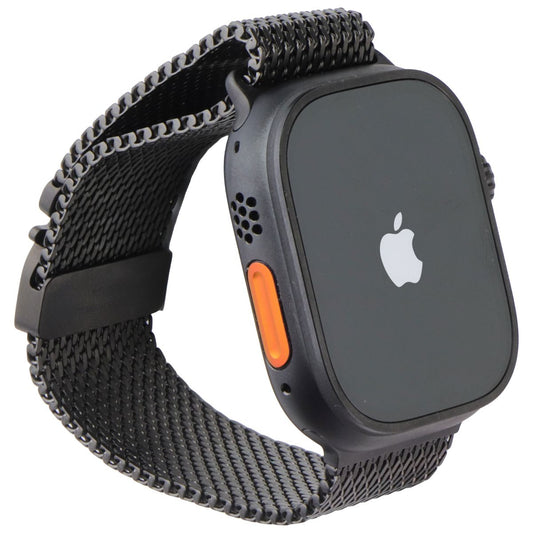 Apple Watch Ultra 2 (GPS + LTE) A2986 49mm - Black Titanium/Milanese Loop Smart Watches Apple - Simple Cell Bulk Wholesale Pricing - USA Seller