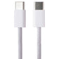 Apple Official 60W USB-C to USB-C Braided Charge Cable (1M/3.3-Ft) A2795 - White