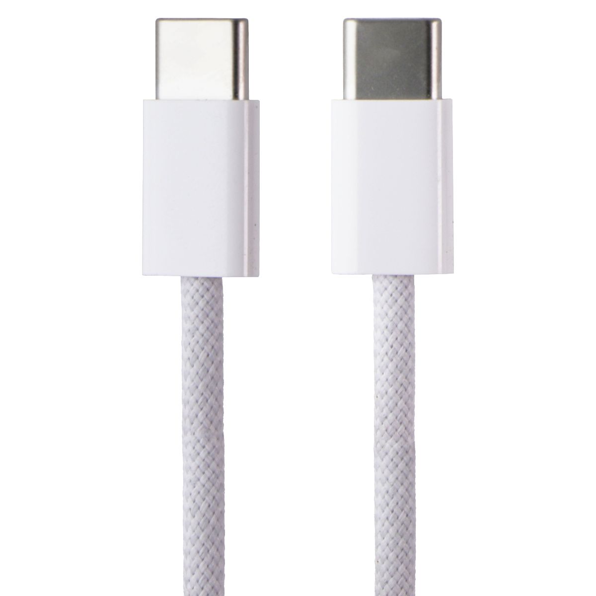 Apple Official 60W USB-C to USB-C Braided Charge Cable (1M/3.3-Ft) A2795 - White