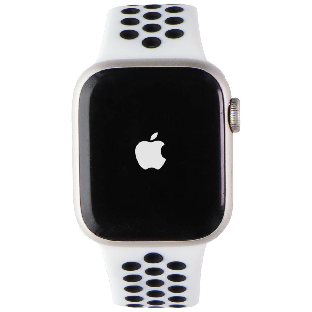 Apple Watch Series 7 Nike (A2473) (GPS only) 41mm Starlight AL/White Sport Band Smart Watches Apple    - Simple Cell Bulk Wholesale Pricing - USA Seller