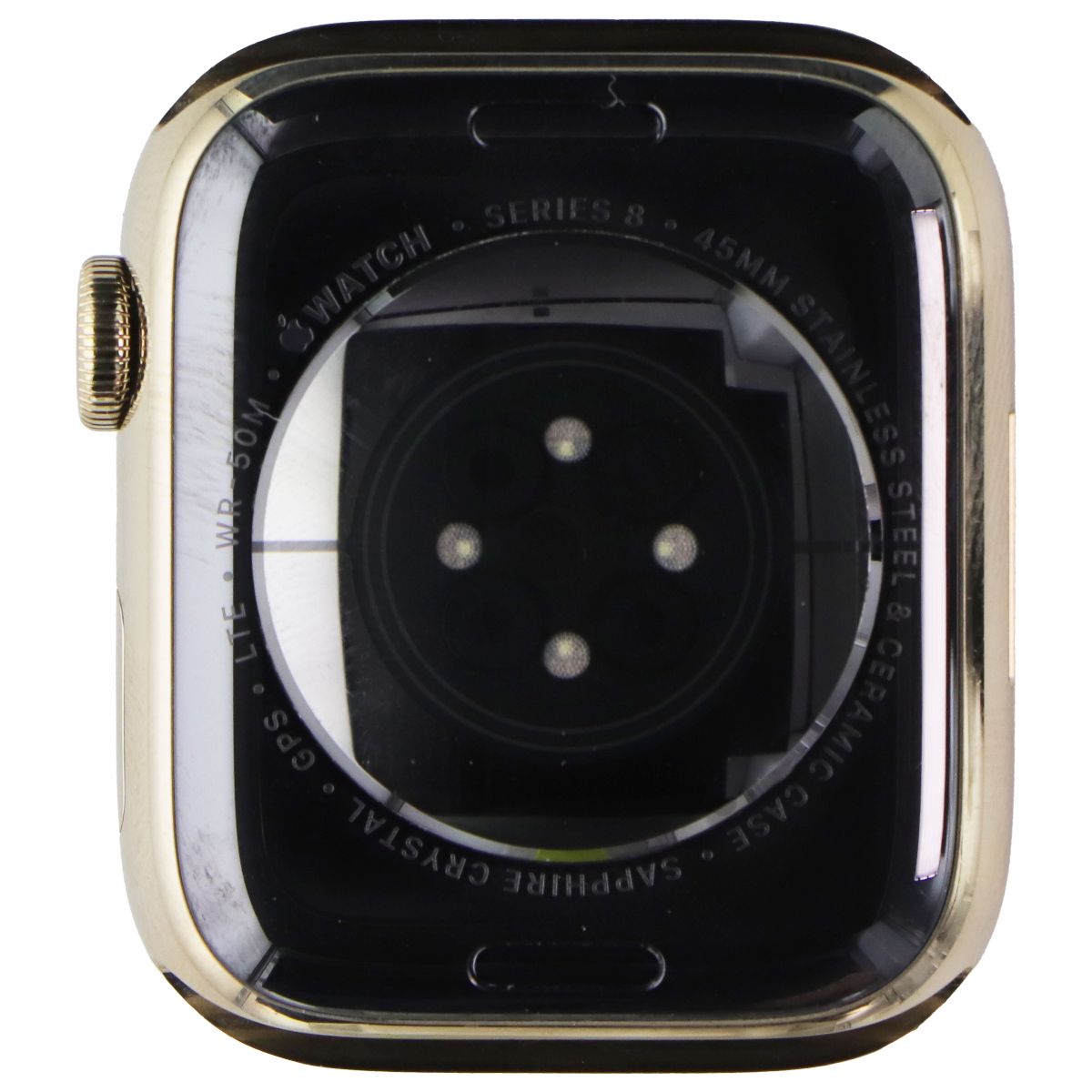 Apple Watch Series 8 (45mm) A2774 GPS + LTE - Gold SS/Starlight Sport Band Smart Watches Apple - Simple Cell Bulk Wholesale Pricing - USA Seller