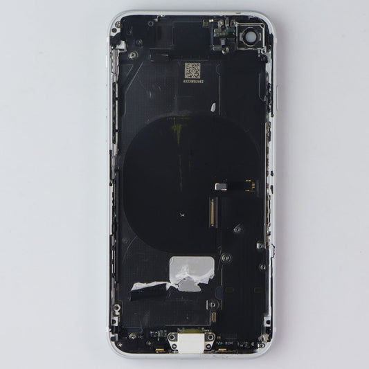 Repair Part - Back Glass + Housing OEM Pull for iPhone SE (2nd Gen) - White