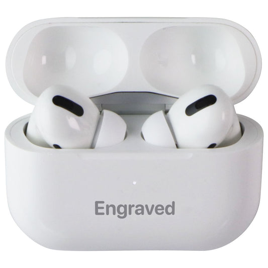 Apple AirPods Pro with Charging Case - White (MWP22AM/A, A2190 Case) ENGRAVED Portable Audio - Headphones Apple - Simple Cell Bulk Wholesale Pricing - USA Seller
