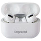 Apple AirPods Pro with Charging Case - White (MWP22AM/A, A2190 Case) ENGRAVED Portable Audio - Headphones Apple - Simple Cell Bulk Wholesale Pricing - USA Seller
