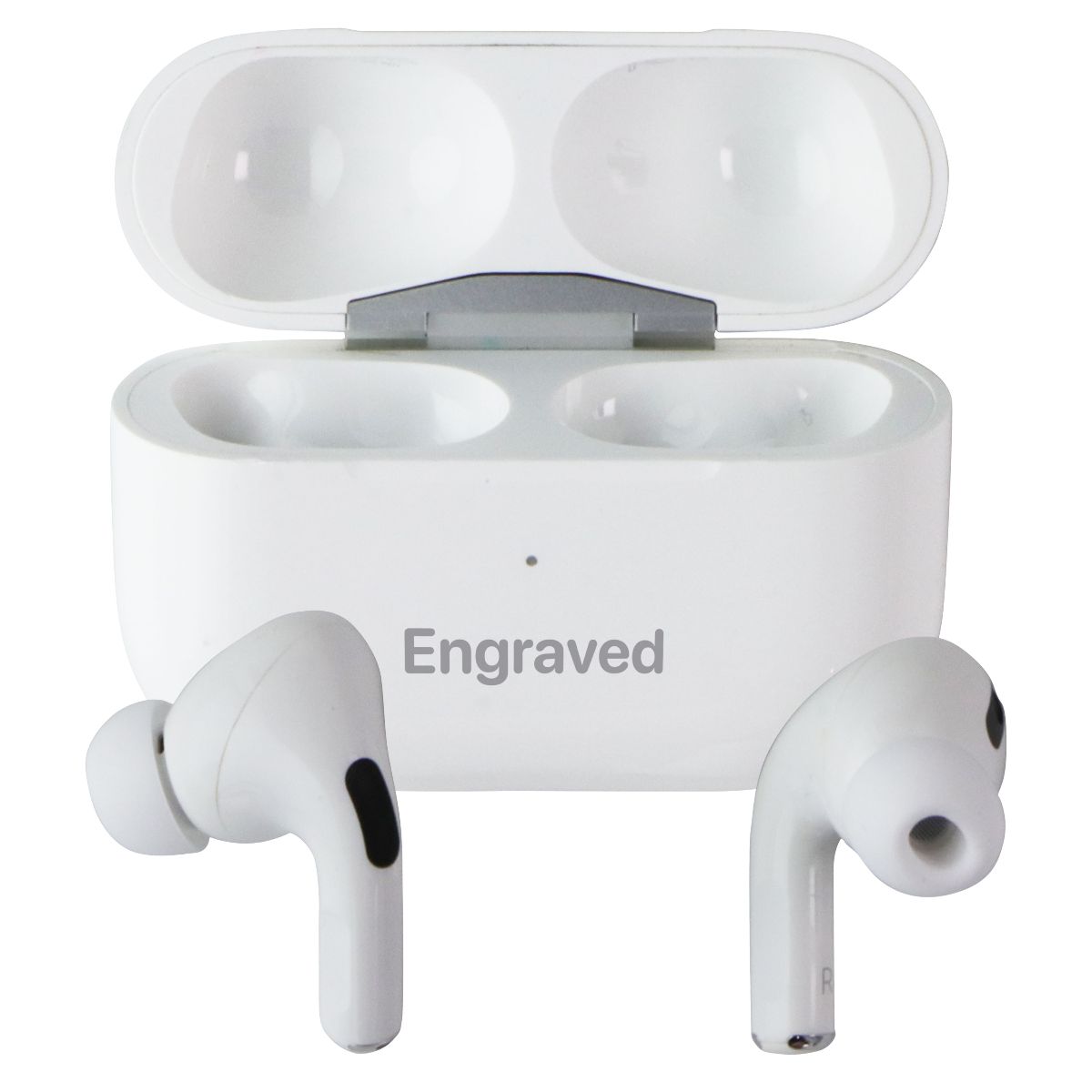 Apple AirPods Pro with Charging Case - White (MWP22AM/A, A2190 Case) ENGRAVED Portable Audio - Headphones Apple - Simple Cell Bulk Wholesale Pricing - USA Seller