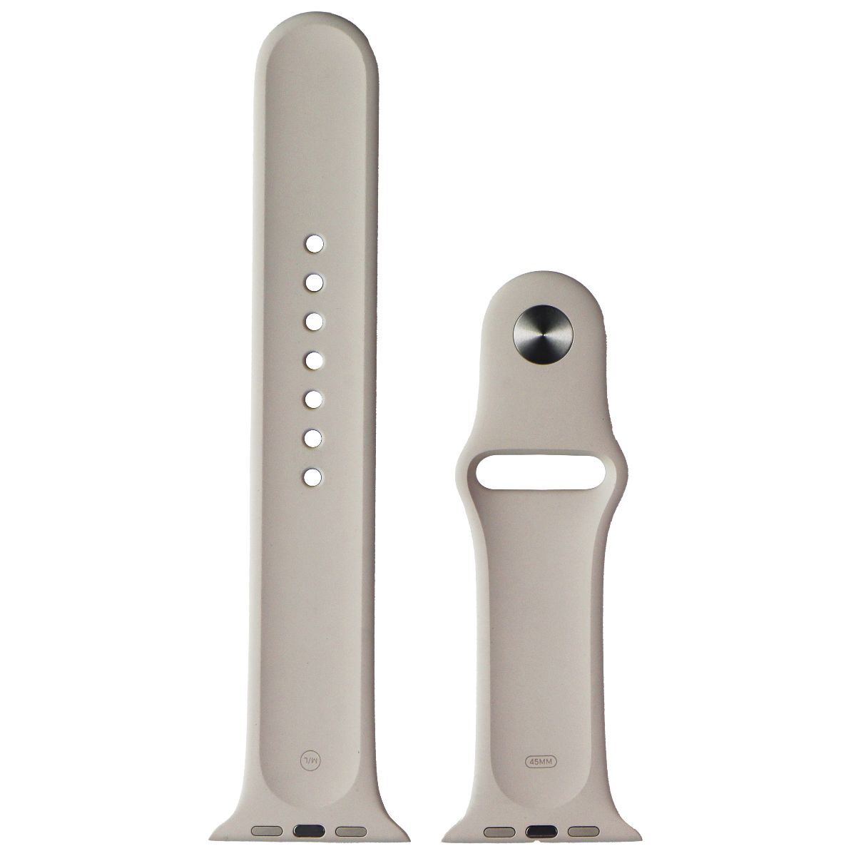 Apple Official Sport Band for Apple Watch Series 1-10 (45mm) - Starlight - M/L Smart Watch Accessories - Watch Bands Apple - Simple Cell Bulk Wholesale Pricing - USA Seller